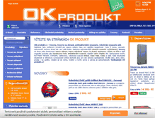 Tablet Screenshot of ok-produkt.cz